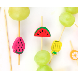 Cocktail picks "Sweet fruits", length 12 cm, 24 stk