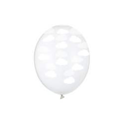 Ballon - Clouds, Crystal Clear - 30cm