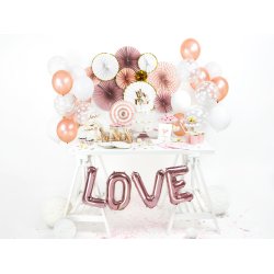 Folieballon - Love, 140x35cm, rose gold