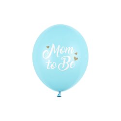 Ballon - Mom to Be, Pastel Light Blue 30 cm