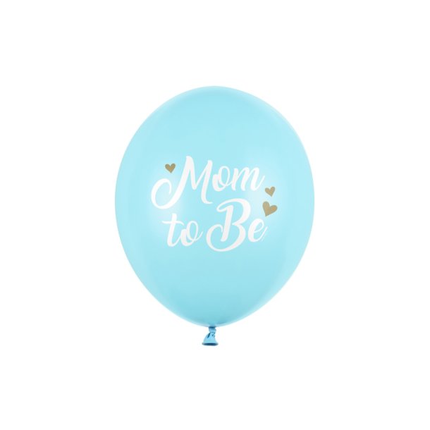 Ballon - Mom to Be, Pastel Light Blue 30 cm