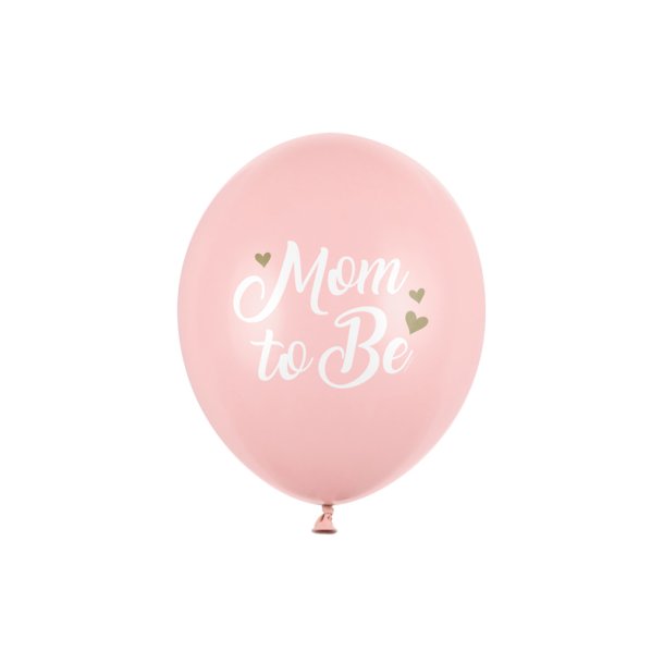 Ballon - Mom to Be, Pastel Pale Pink 30 cm
