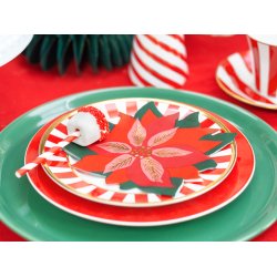 Servietter -  Julestjerne 14.5x15.5cm - 20 stk.