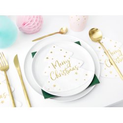 Servietter - Juletr - Merry Christmas,16x16.5cm - 20 stk