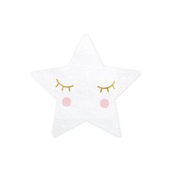 Servietter - Little Star - Star, 16x16cm - 20 stk. 