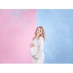 Konfettikanon - Gender reveal - bl, 60cm
