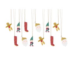 Gavemrker Santa, 12 stk