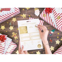 Gavemrker Santa, 12 stk