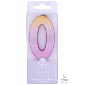 Kagelys - Tal lys, 0 - Rose Gold Ombré