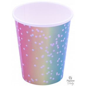 Papkopper - Rainbow Ombr - 8 stk.