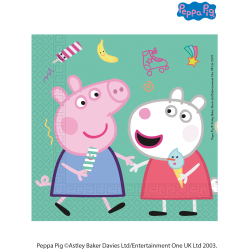 Servietter - Gurli Gris - 33x33 cm - 20 stk.